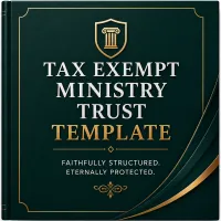 Tax Exempt Ministry Trust Template – Image 1