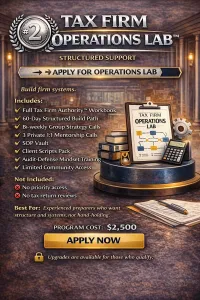 TAX FIRM OPERATIONS LAB™ – Image 2