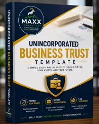 Unincorporated Business Trust Template – Image 1