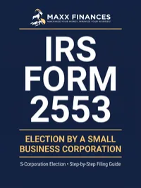 IRS Form 2553 — Election by a Small Business Corporation – Image 1