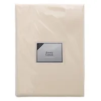 100% Cotton Cream Fitted Sheet – Image 1