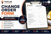 Construction Change Order Form – Image 1