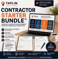 Contractor Starter Bundle™ - Essential Construction Documents for Every Residential Contractor – Image 1