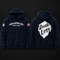 TBS Suck Less - Memento Mori Hoodie in White Print – Image 1