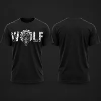 TBS Wolf Tee – Black, X-Large