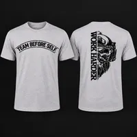 TBS Work Harder Tee – White, Medium