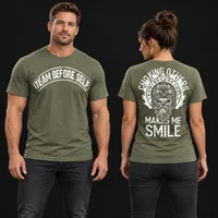 Choking Others Makes Me Smile Tee – Military Green, X-Large