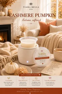 Cashmere Pumpkin Wikkle – Image 1