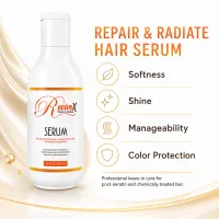 Revivex Repair & Radiate Hair Serum, 16 fl oz – Leave-In Hair Serum for Softness, Shine and Manageability – Image 4
