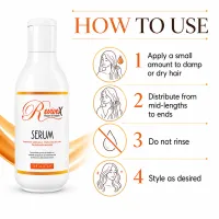 Revivex Repair & Radiate Hair Serum, 16 fl oz – Leave-In Hair Serum for Softness, Shine and Manageability – Image 3