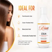 Revivex Repair & Radiate Hair Serum, 16 fl oz – Leave-In Hair Serum for Softness, Shine and Manageability – Image 6