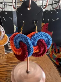 The Trinity  – Royal Blue Orange Burgundy
