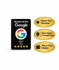 Google Review Card - Wallet Size - 1 Card – Image 2