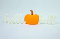 Hello Fall Pumpkin Sign – Image 1