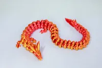 Spike Dragon – Small, Silk Red/Yellow