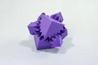 Gear Cube Fidget – Purple, Medium