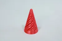 Spiral Cone Fidget – Red