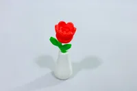 Sweetheart Flowers — 3D Printed Floral Decor – Rose, Red