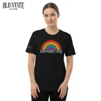 Copyright God Rainbow Tee – Image 3