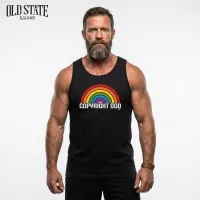 Copyright God Rainbow Tank - Mens – Image 2