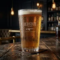 Enough Is Enough 16oz Pint Glass  – Image 2
