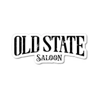 Old State Saloon Logo Sticker – Image 1