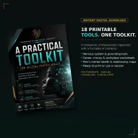 Therapeutic Practical Toolkit™ | 18 Printable Therapy Tools for Therapists, Coaches & Counselors – Image 1