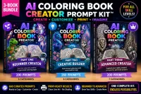 AI Coloring Book Creator Prompt Kit | 660 AI Prompts – Image 1