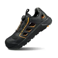 Quick Lace Aluminum Toe Safety Sneakers For Men – Image 1