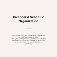 Calendar & Schedule Organization – Image 1