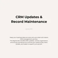 CRM Updates & Record Maintenance – Image 1