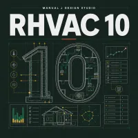 RHVAC 10 by Elite Software (Manual J Combo with Drawing Board and Manual D Ductsize) – Image 1