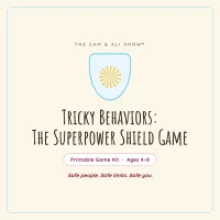 Tricky Behaviors: The Superpower Shield Game©  (Ages 4–8) – Image 1