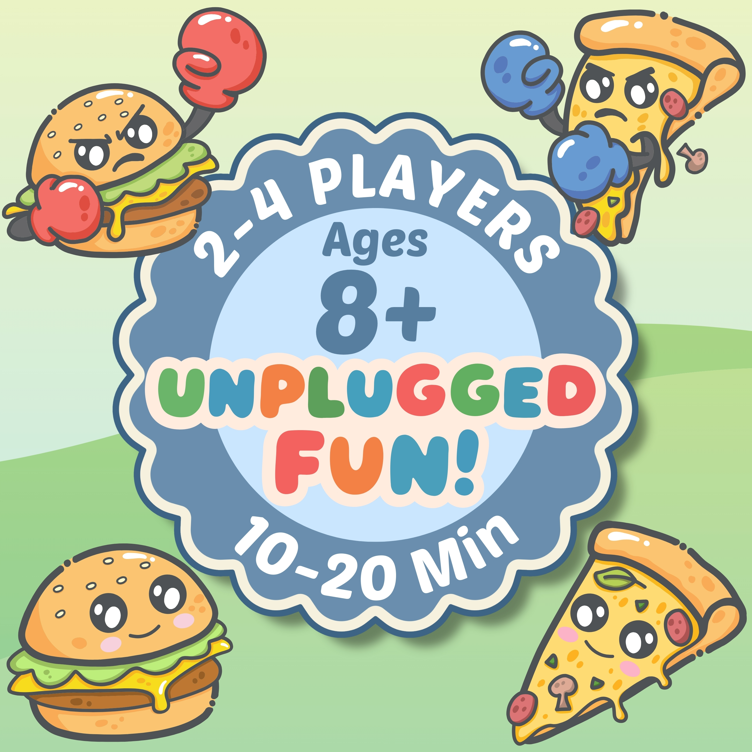 Tic Tac Twist - Burger Vs Pizza - Family Card Games – Image 6