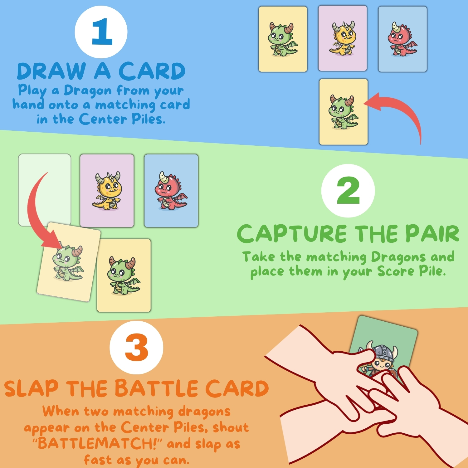 BattleMatch -  Matching & Slap Party Card Game – Image 3