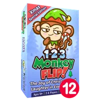 1-2-3 Monkey FLIP!  - Christmas Special Edition - Retailer Price (Set of 12) – Image 1