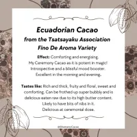 Ceremonial Grade Cacao - Ecuador - Introspective – Image 1