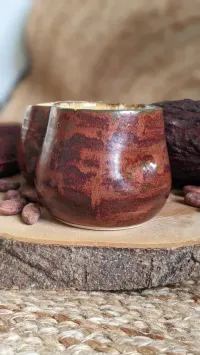 Handmade intentional Cacao Cup – Image 2