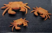 Crabs set of 3.  1" – Image 1