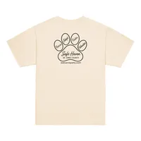 Paw Print Youth T-Shirt Black Logo – Image 14
