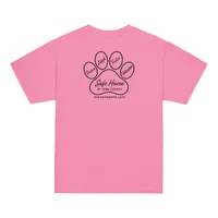 Paw Print Youth T-Shirt Black Logo – Image 2