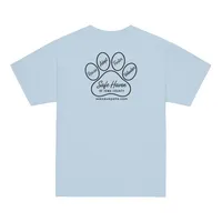 Paw Print Youth T-Shirt Black Logo – Image 10