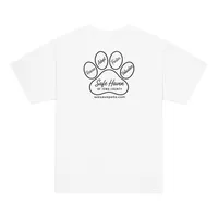 Paw Print Youth T-Shirt Black Logo – Image 16