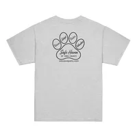 Paw Print Youth T-Shirt Black Logo – Image 8