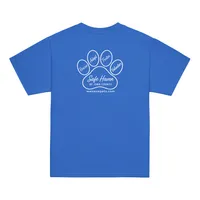 Paw Print Youth T-Shirt White Logo – Image 8