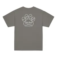 Paw Print Youth T-Shirt White Logo – Image 10