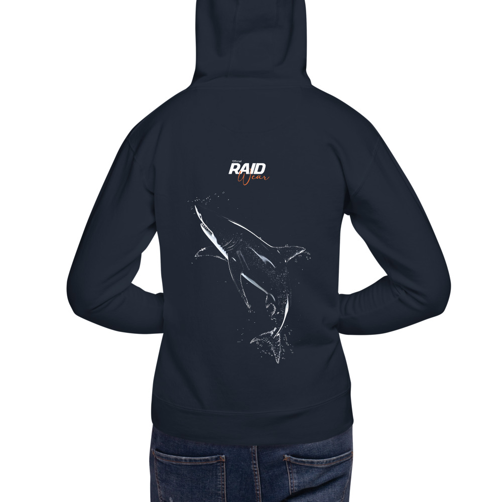 RAID Wear Shark Unisex Hoodie – Image 3