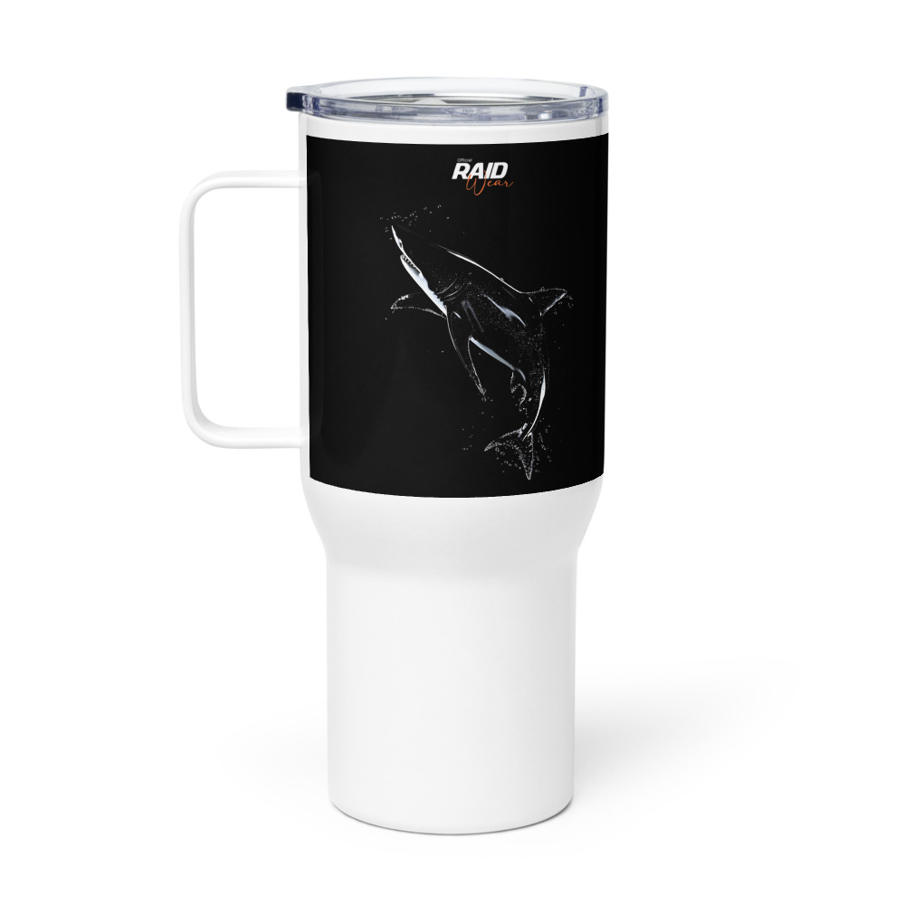 RAID Wear Shark Travel Mug – Image 1