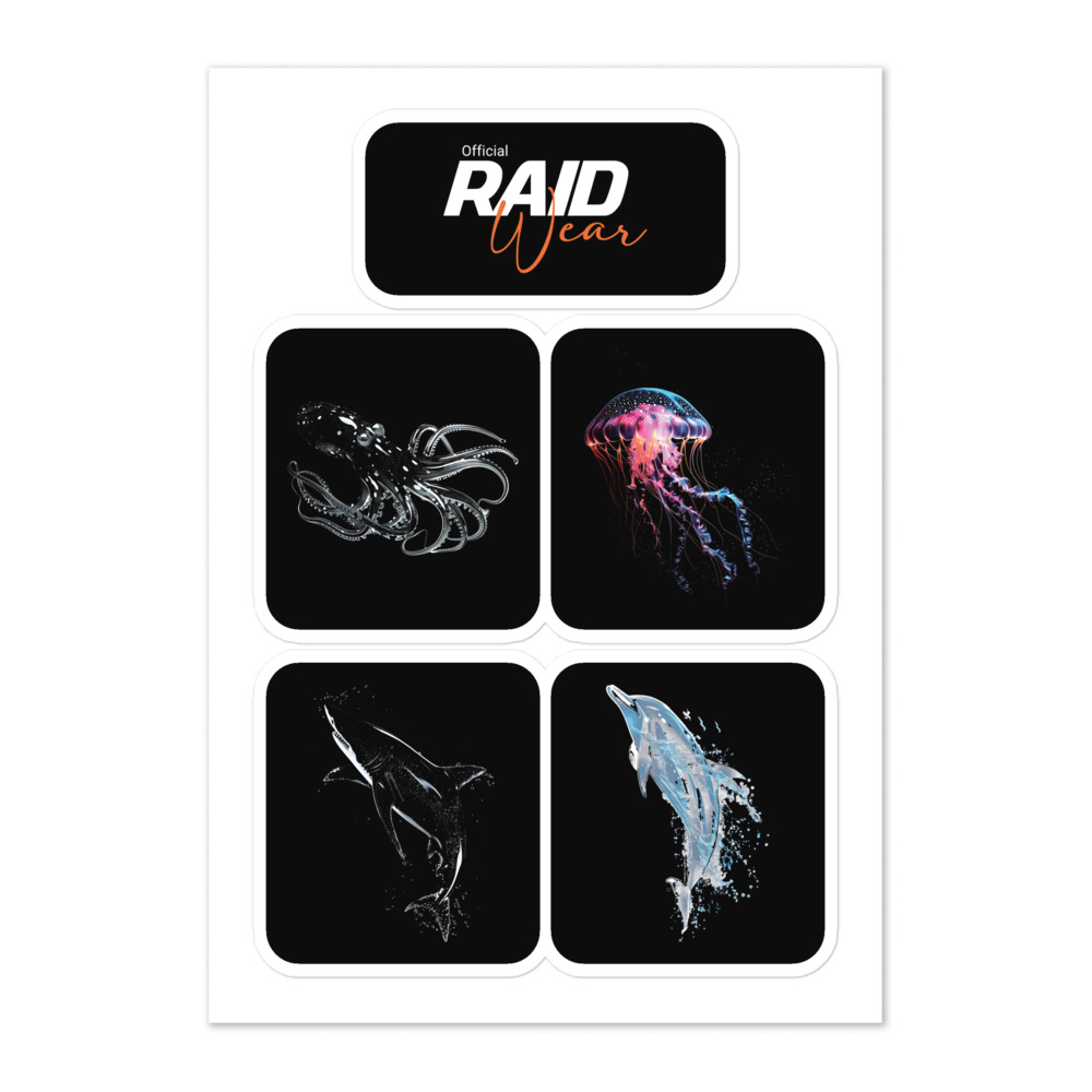 RAID Wear Sticker Sheet – Image 1