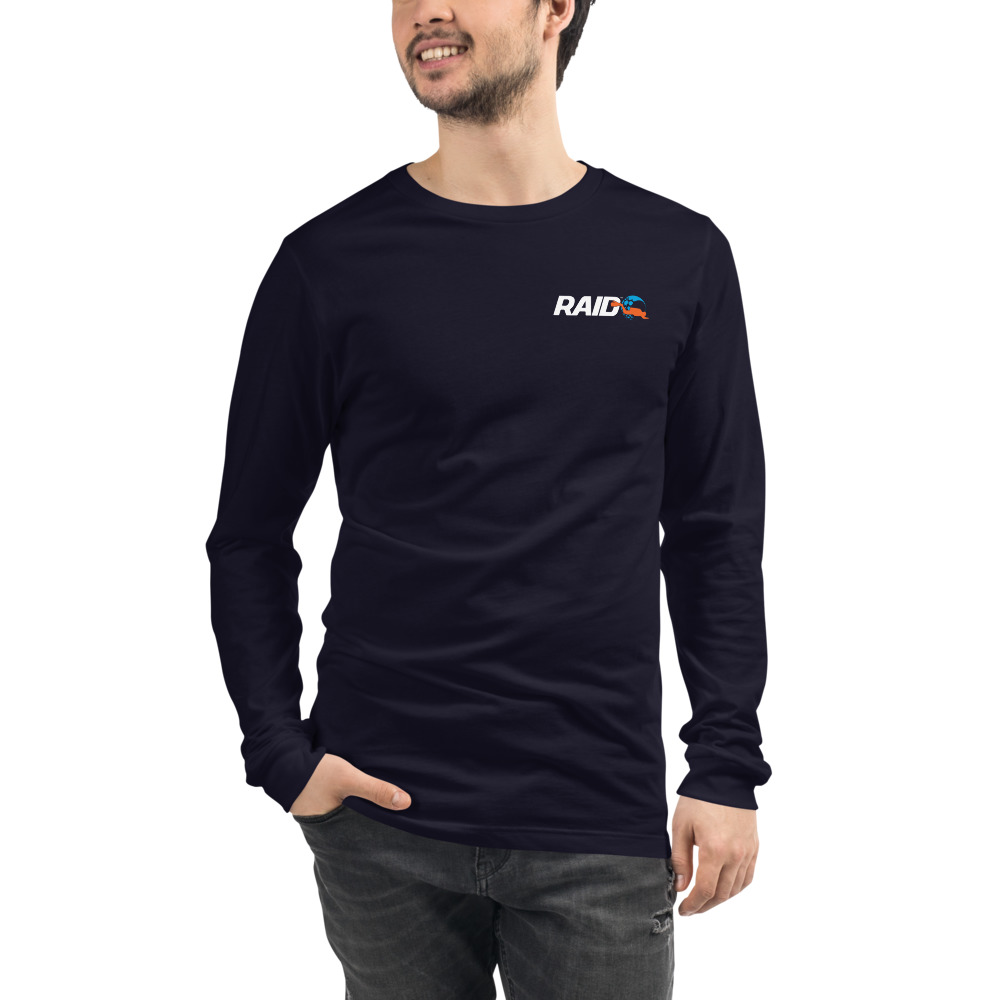 RAID Wear Dolphin Unisex Long Sleeve Tee – Image 4